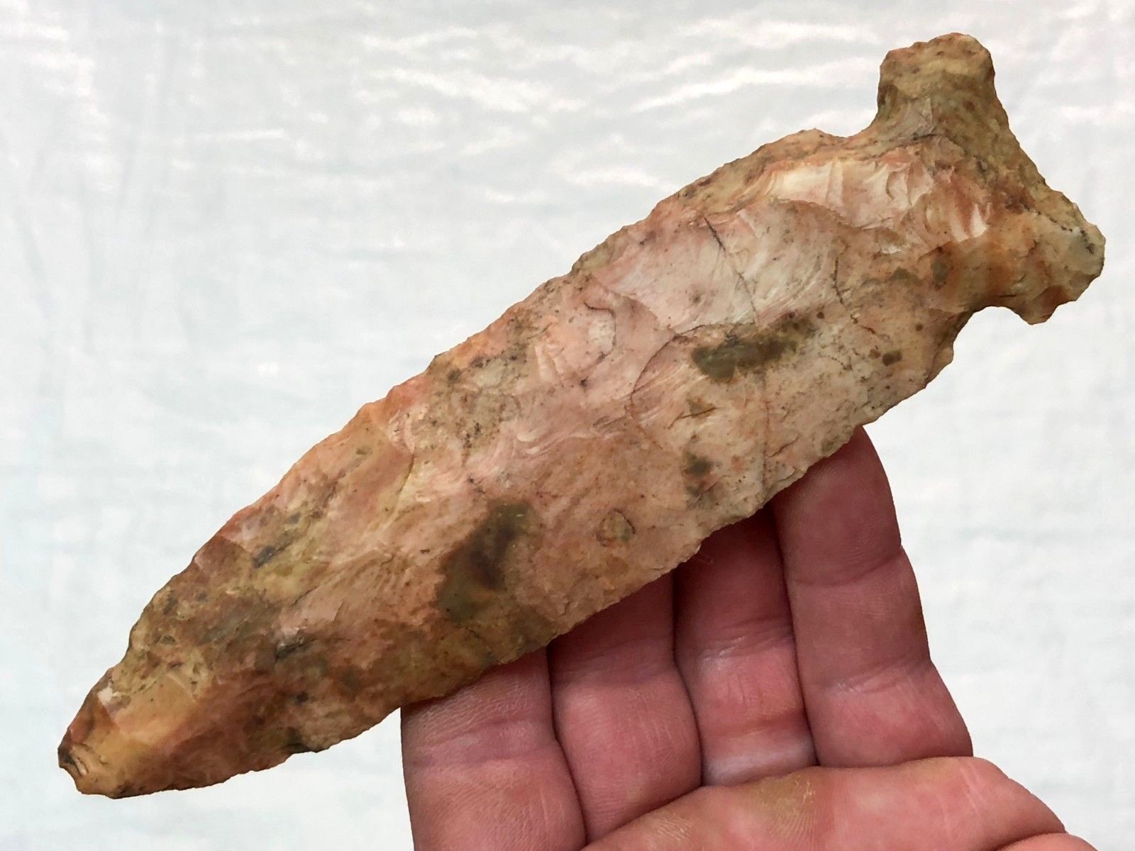 EXCEPTIONAL OSCEOLA POINT CALLAWAY CO., MO. AUTHENTIC ARROWHEAD ARTIFACT LM3