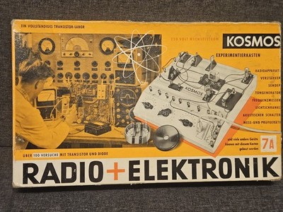 Kosmos Radio und Elektronik 7A, 1958 mit viel Zubehör 