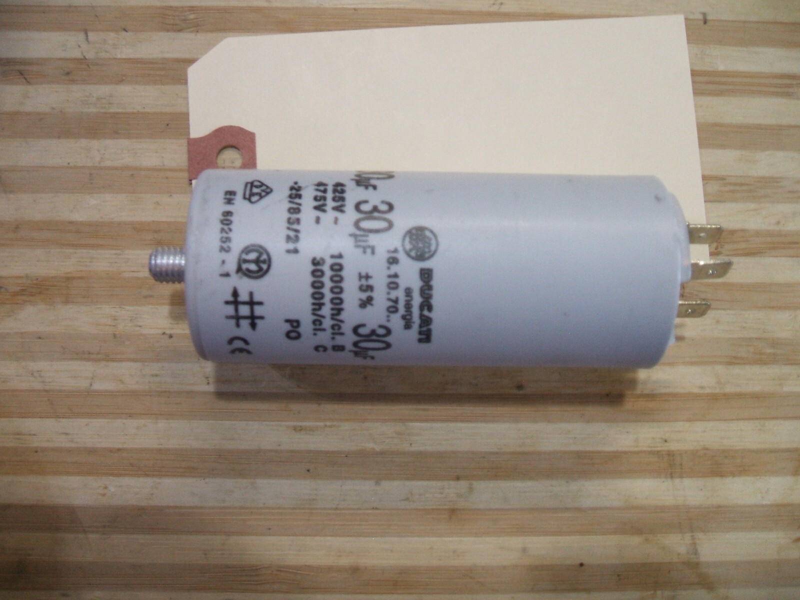 DUCATI 30 mf 425V CAPACITOR, PLASTIC CASE, P/N 16.10.70 | eBay