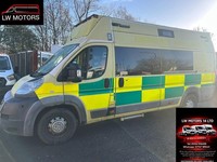 FIAT DUCATO 3.0 180 BHP MULTIJET EXLWB EXHIGH ROOF AMBULANCE 2012 62 REG