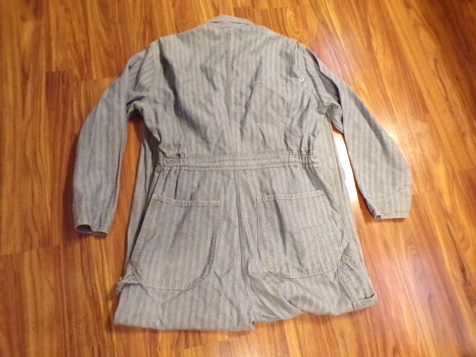 Vintage JC Penney BIG MAC Railroad Overall Farmer Coverall Mens Large