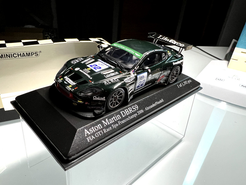 Rare ! Aston Martin Dbrs9 Gt3 Spa 2006 Minichamps Au 1/43 Mib Limited 1392 Pcs
