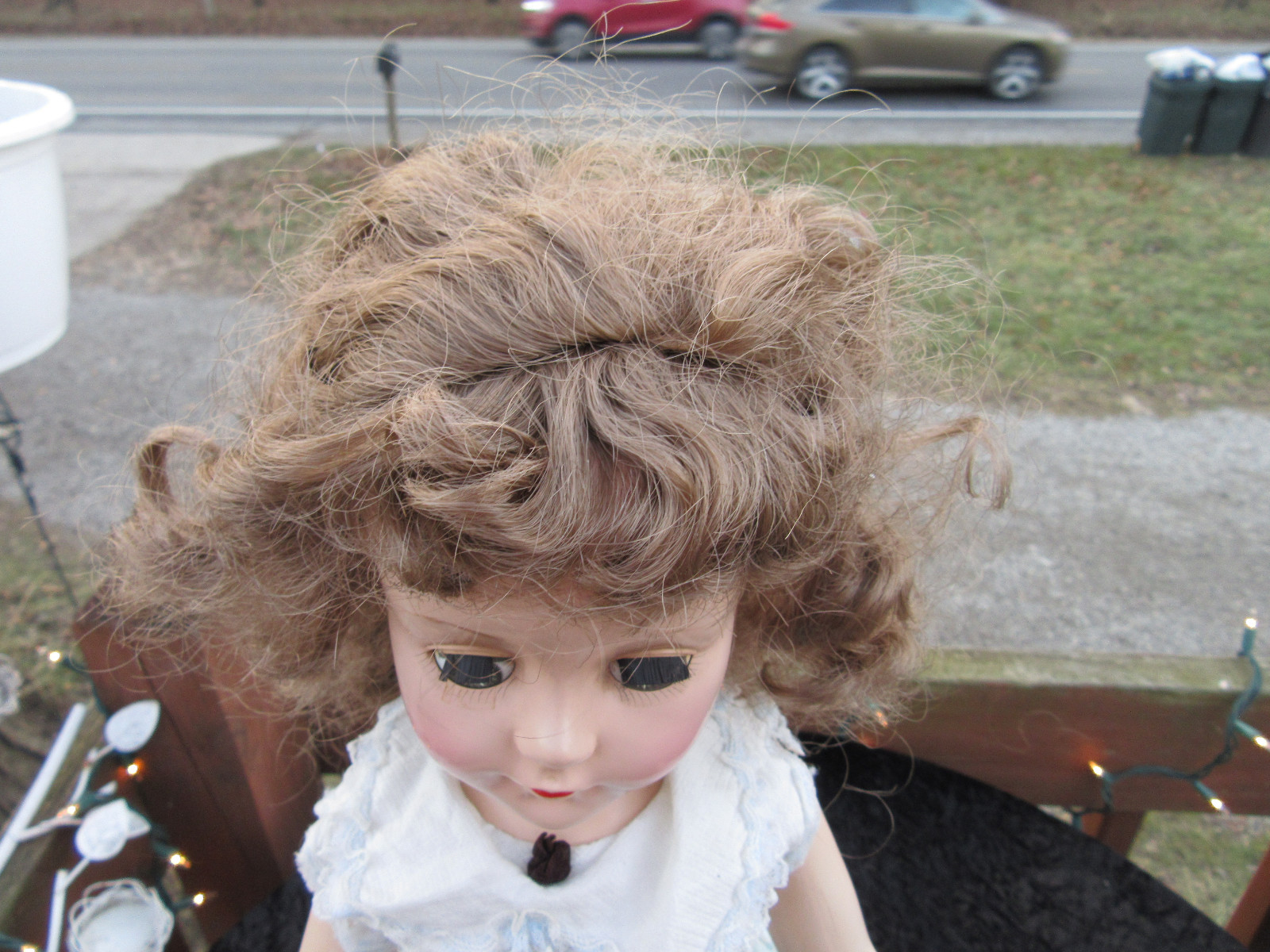 Vintage 21” American Character SWEET SUE Hard Plastic Doll Walker Sleep Eyes