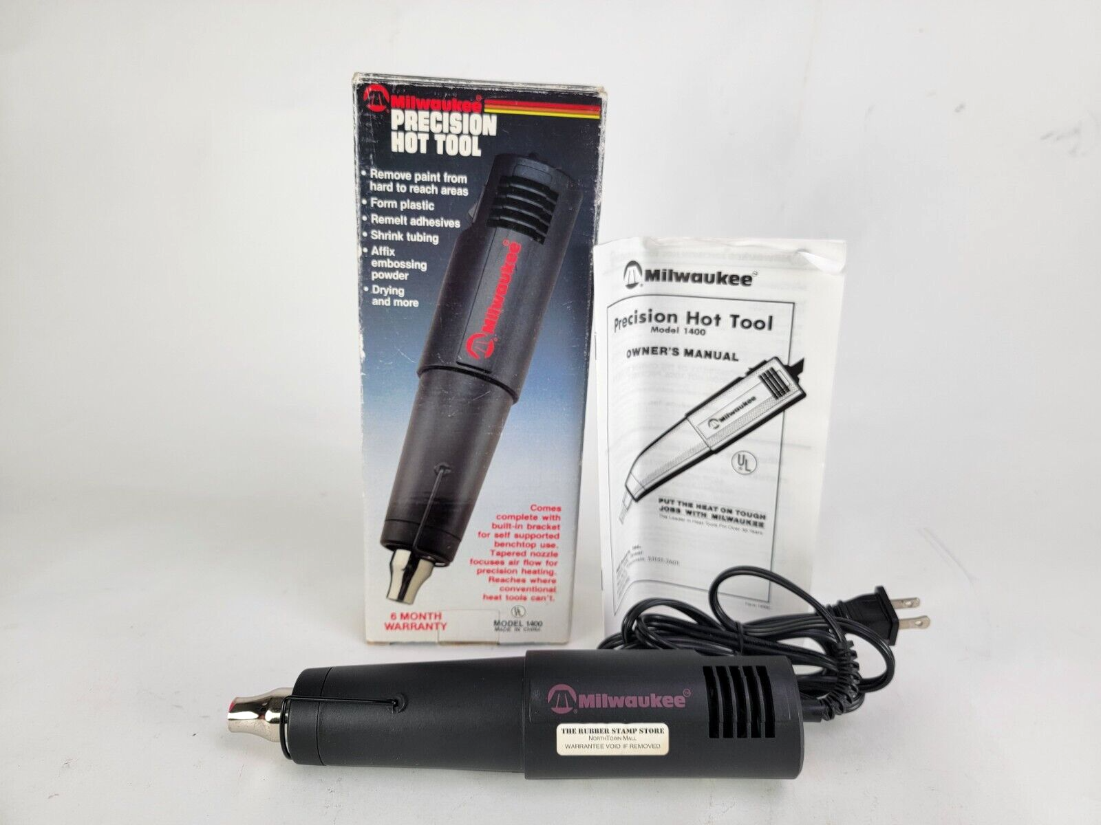 Milwaukee Model 1400 Precision Hot Tool - Heat Gun Hobby Crafts Tested & Works