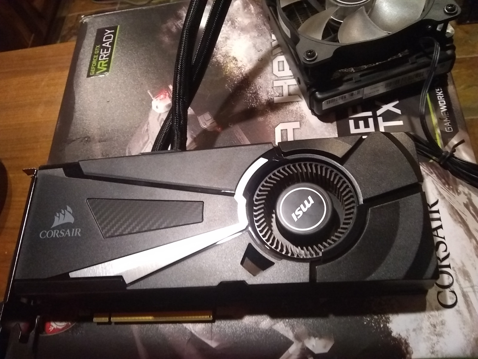 MSI GeForce GTX 1080 SEA HAWK HYBRID DirectX 12 8GB 352-Bit GDDR5X SLI Ready