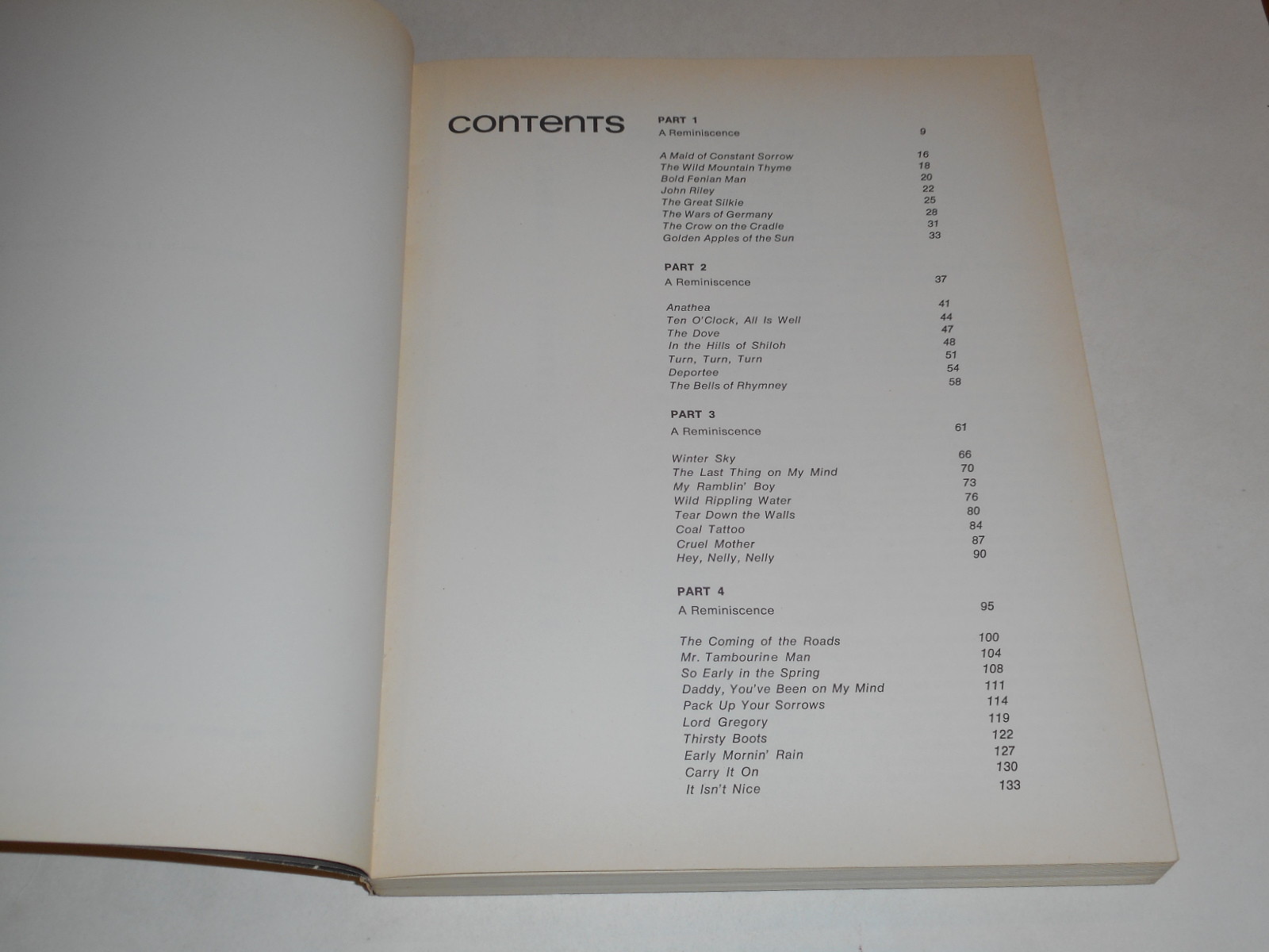 The Judy Collins Songbook 1970 Sheet Music,Autobiography,Tour Stories