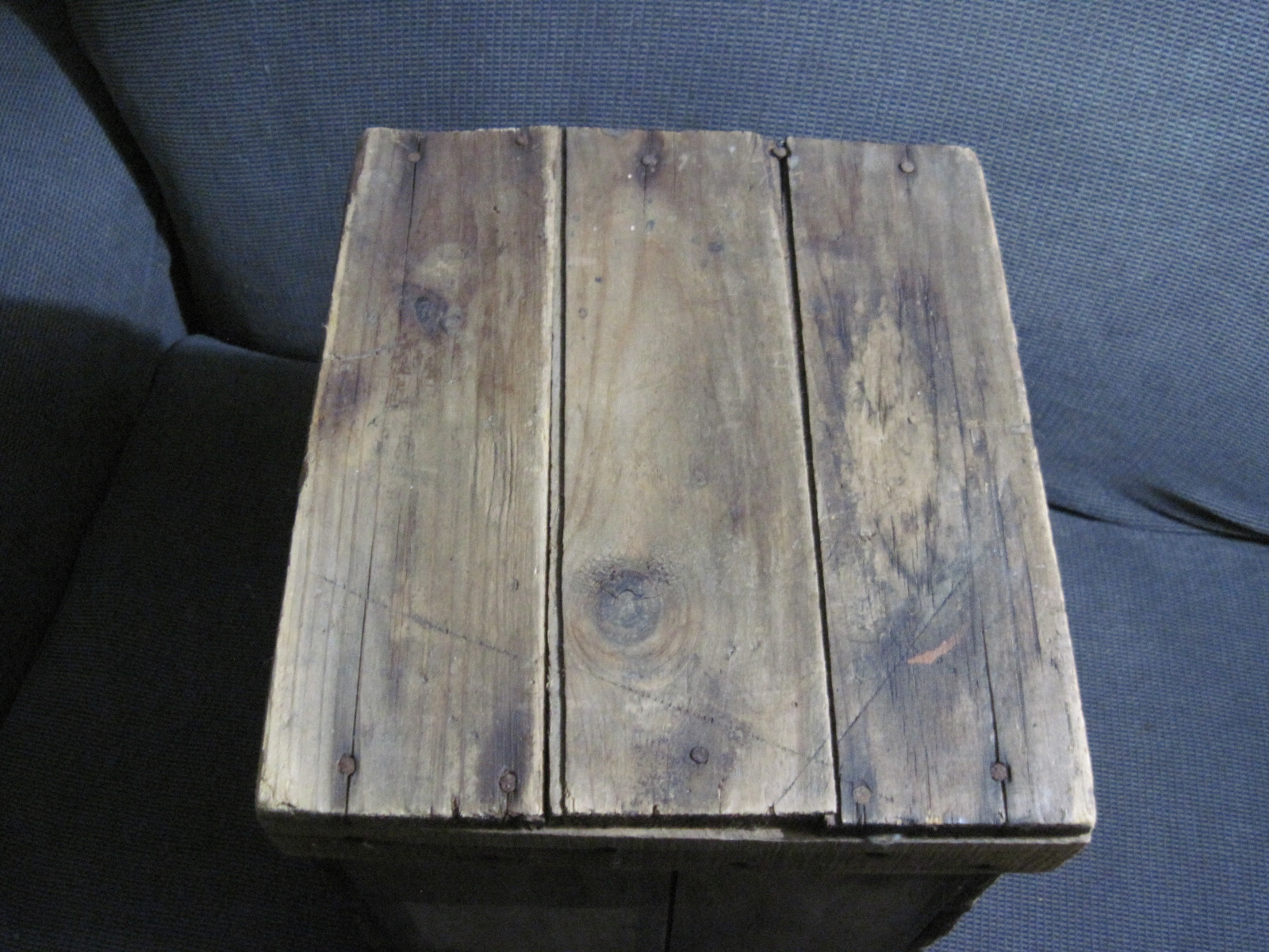 Antique Merck & Co. Manufacturing Chemists wooden shipping storage box crate