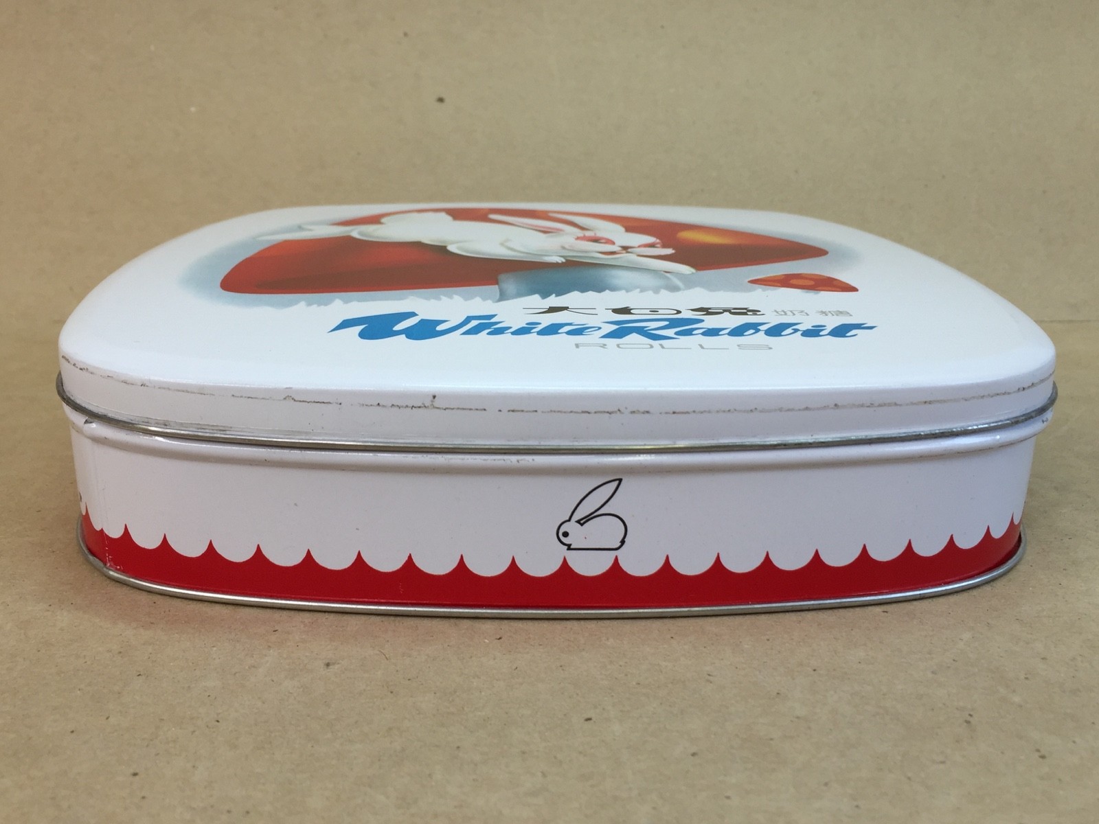 White Rabbit Rolls Empty Tin China National Cereals, Oils & Foodstuffs Corp.