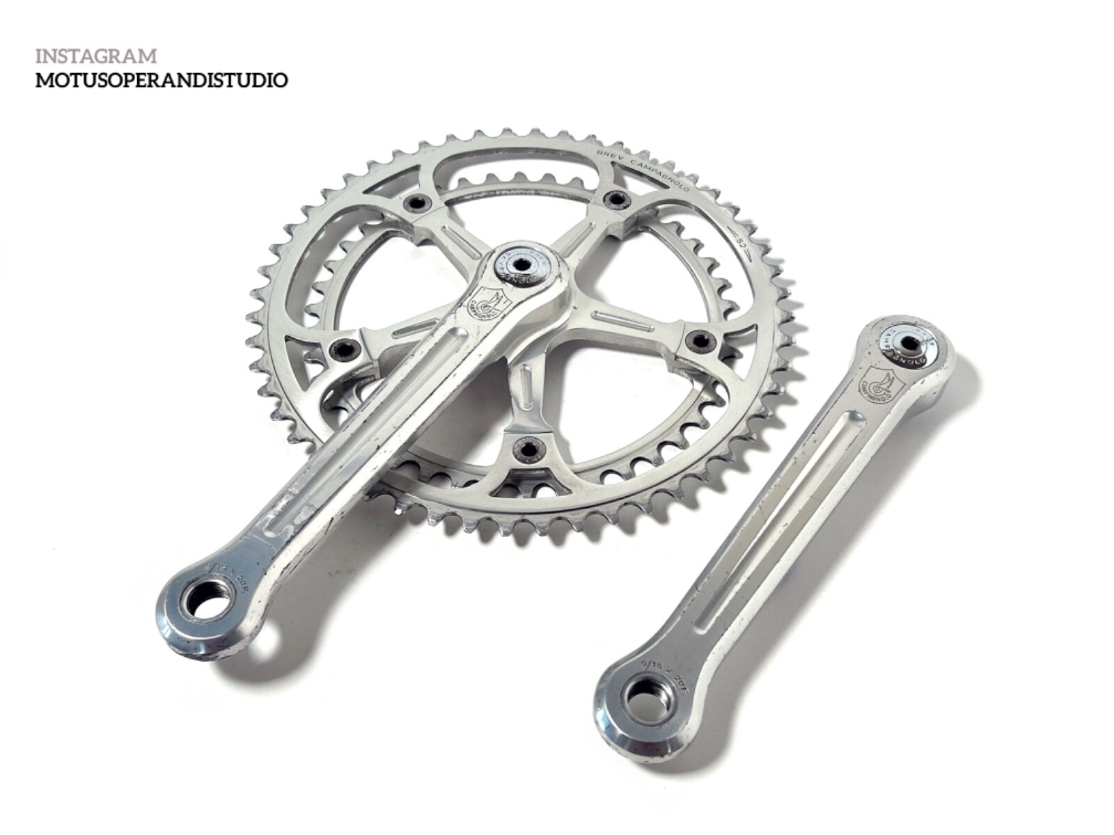 CAMPAGNOLO SUPER RECORD CRANKSET 172.5 GREAT CONDITIONS #186 CAMPAGNOLO SUPER RECORD CRANKSET 172.5 GREAT CONDITIONS #186