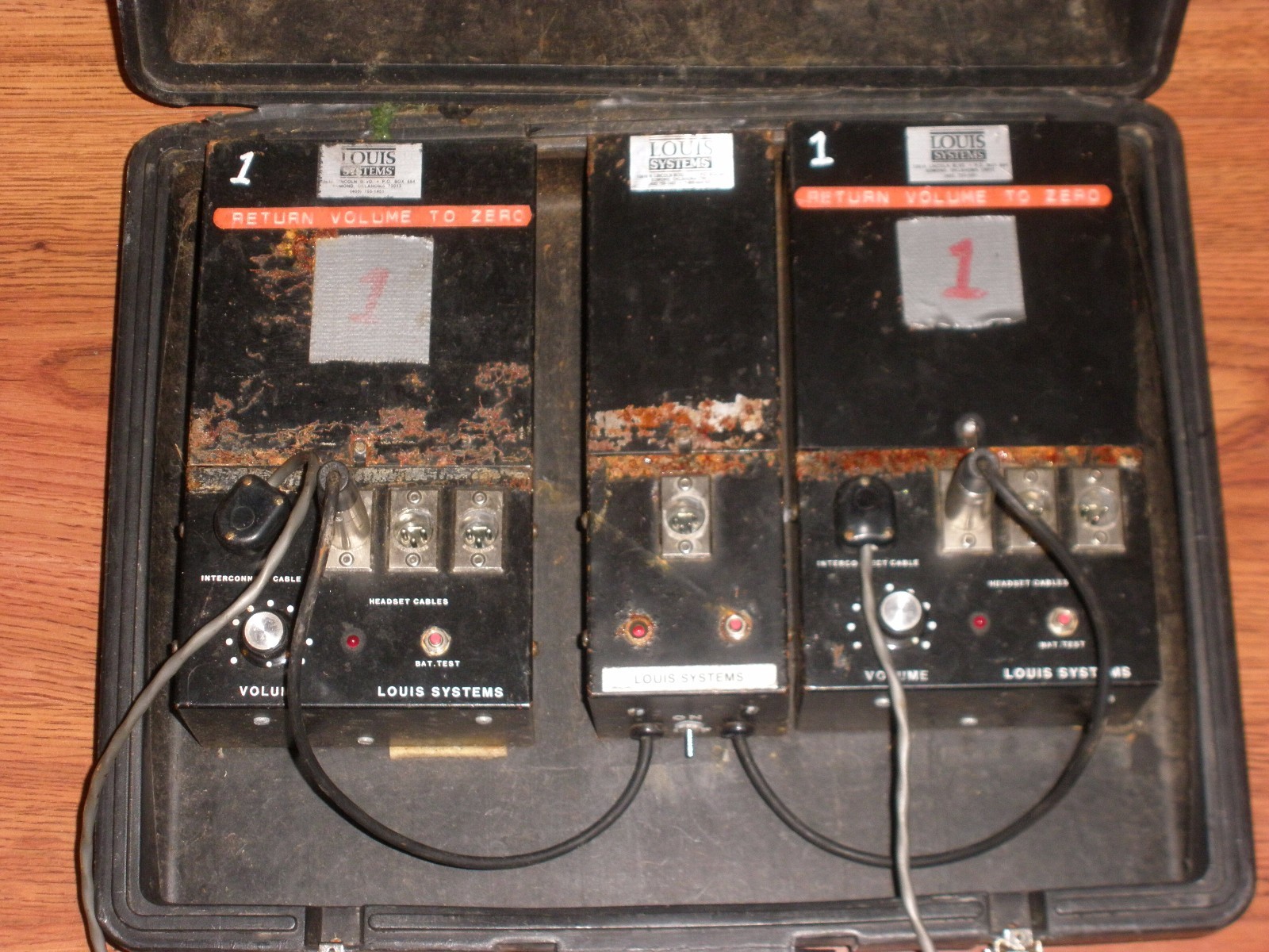 Louis Systems football communication field control unit Telex