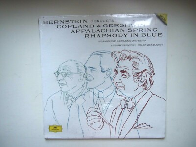 Bernstein Conducts Copland & Gershwin-LA Philharmonic DGG 2532 084 SealedLP
