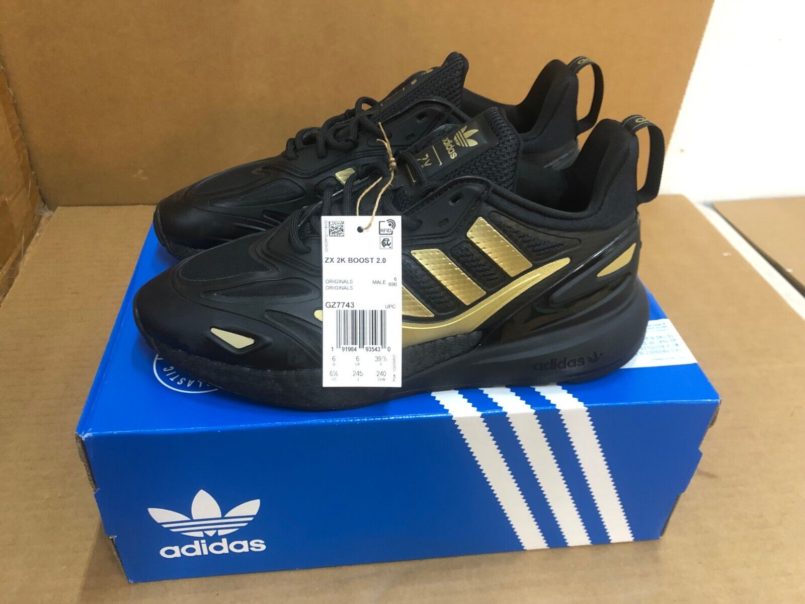 adidas Originals ZX 2K Boost 2.0 Men Casual GZ7743 Size 6.5 adidas Originals ZX 2K Boost 2.0 Men Casual GZ7743 Size 6.5
