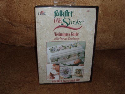 NEW~Plaid One Stroke Techniques Guide DVD by Donna Dewberry