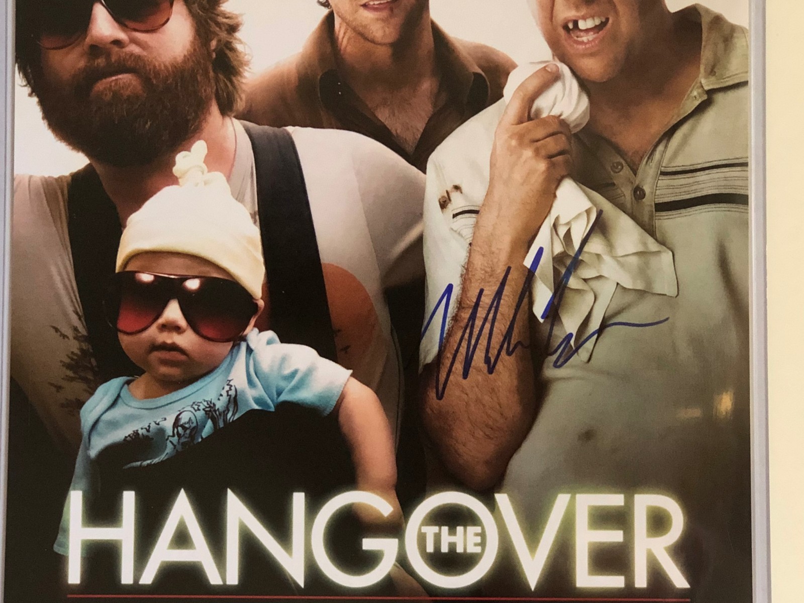 The Hangover 11x17 Movie Poster Mike Tyson Autographed COA