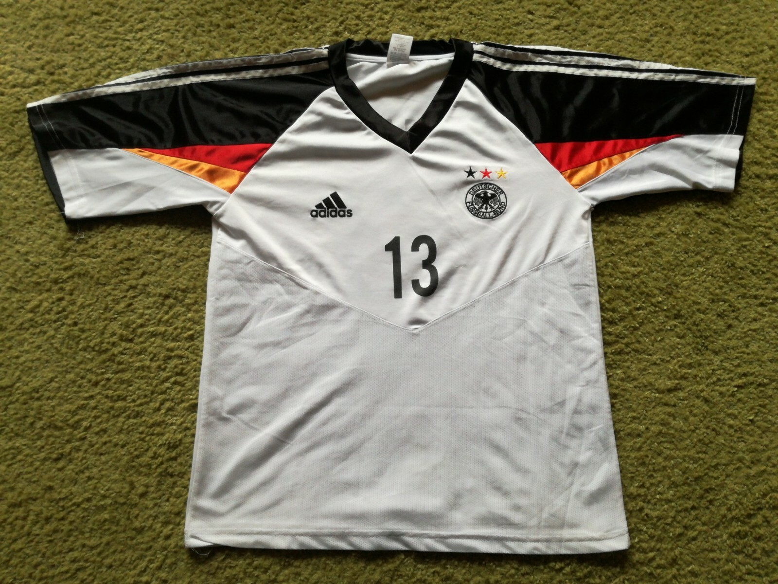 adidasドイツ代表ユニ　13 BALLACK ドイツ代表 2008 adidas ホーム半袖 ユニフォーム #13 BALLACK