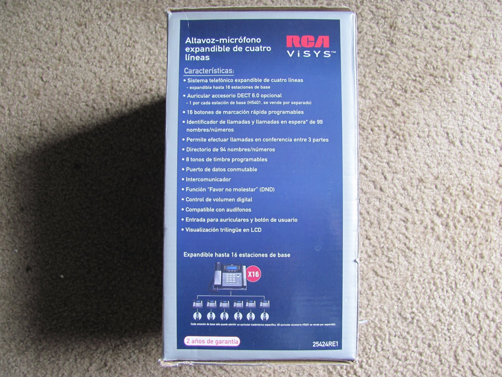 Brand New RCA VISYS 25424RE1 4-Line Business Expandable Corded Phone System