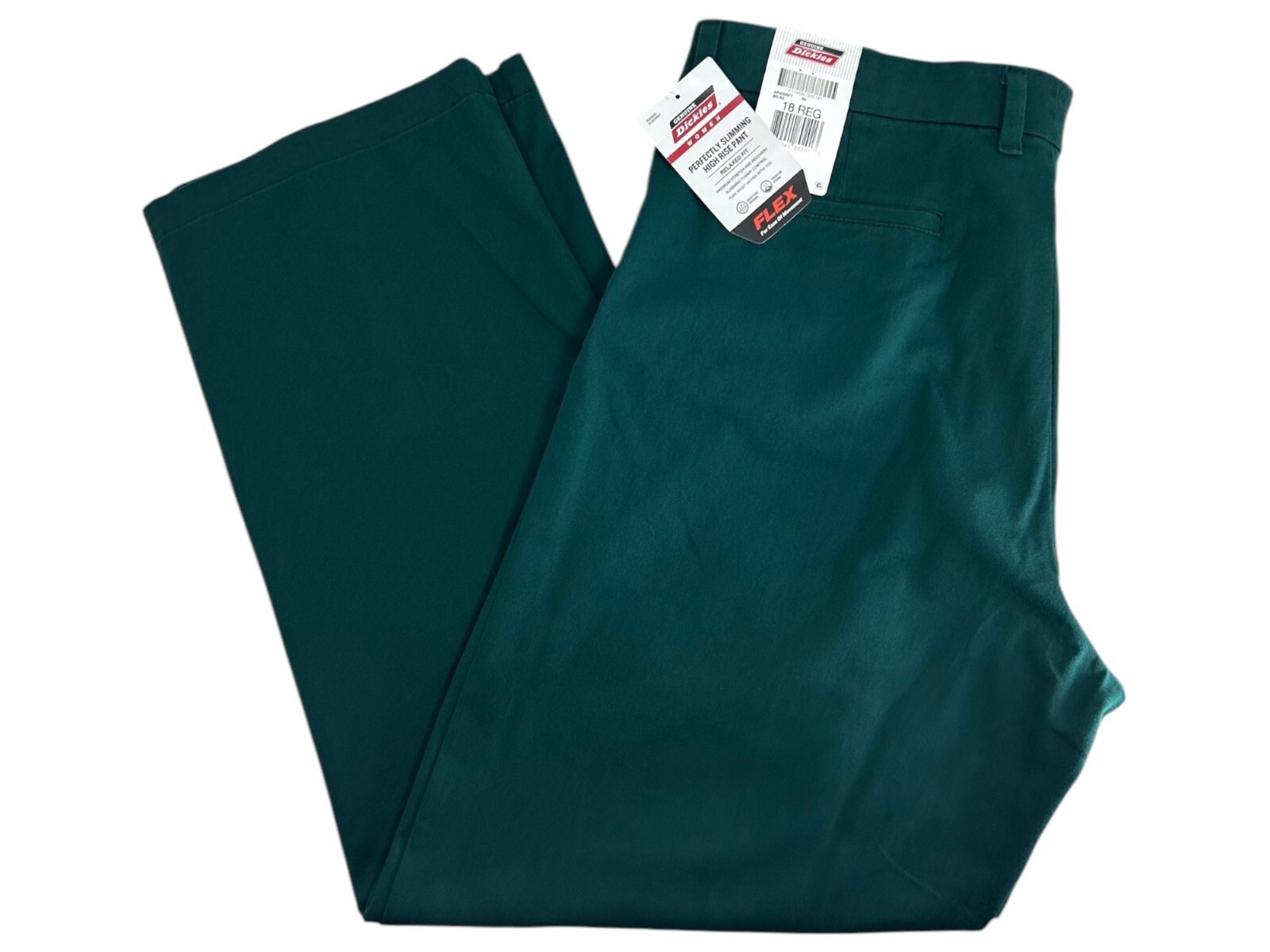 DICKIES Perfectly Slimming High Rise Trouser Pants Sz 18REG