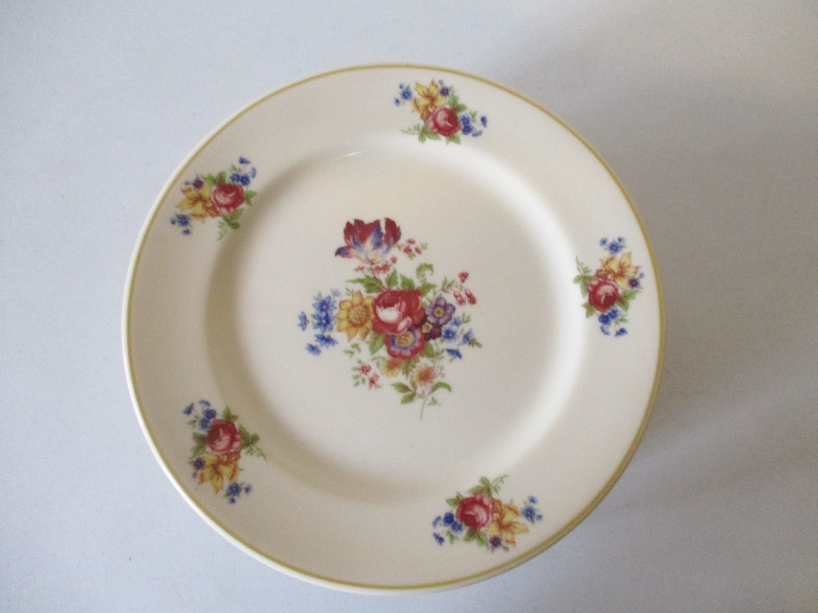 10 Syracuse Colonial Plates 8 1/4