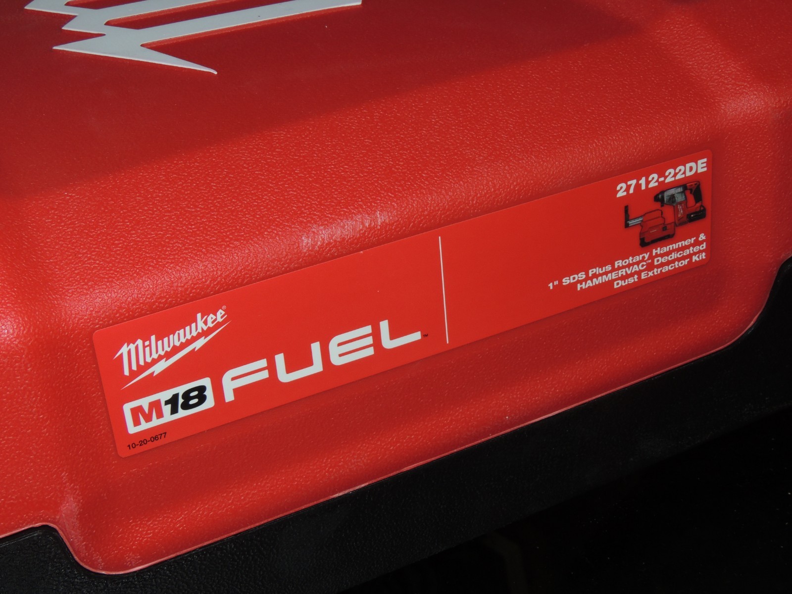 NEW MILWAUKEE-2712-22DE M18 FUEL 1 In. SDS Plus Rotary Hammer & HAMMERVAC Ded