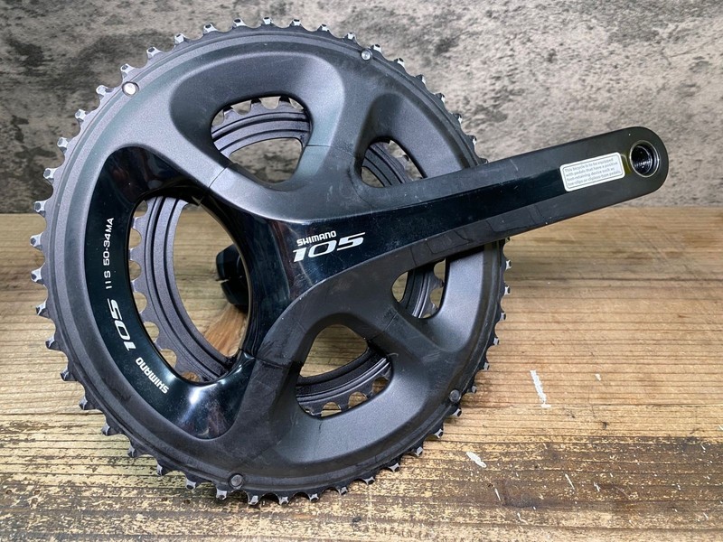 SHIMANO 105 FC−5800　170ｍｍ　50-34 Direct from Japan SHIMANO 105 FC-5800 Crankset 170mm 50/34T