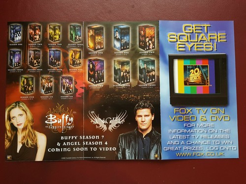 20th Century Fox Video & DVD Fold Out Catalogue / Leaflet