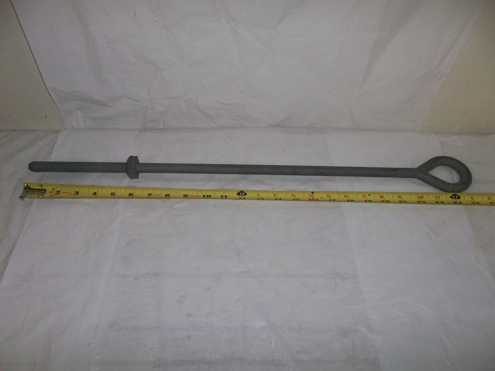 ROHN TOWER GALVANIZED 25G HEAVY DUTY 5/8 SINGLE EYE BOLT ANCHOR DEAD END TAKE UP