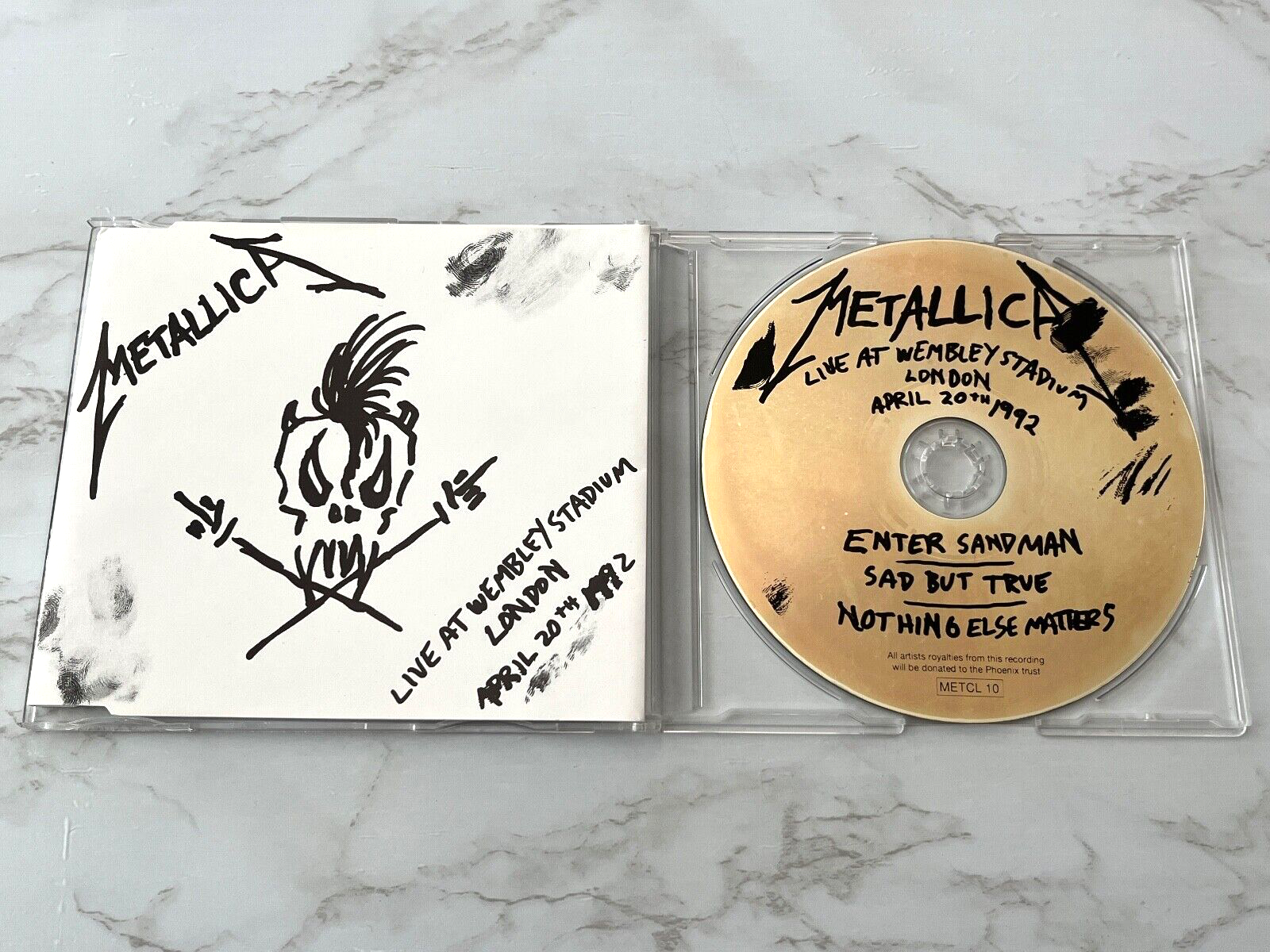 限定証明書付 メタリカ Live at wembley stadium CD 限定証明書付】メタリカLive at wembley stadium CD