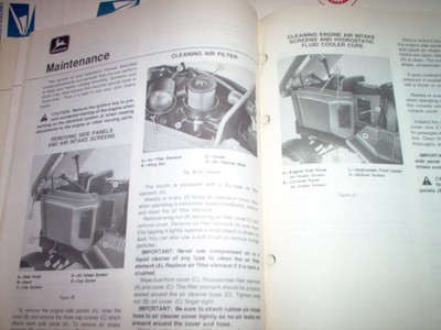 John Deere 400 Hydrostatic Tractor Operator's Manual