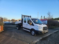 FORD TRANSIT 2.2 TDCI 350 TRANSIT CREWCAB TIPPER**CHAIN DRIVEN**EURO 6**