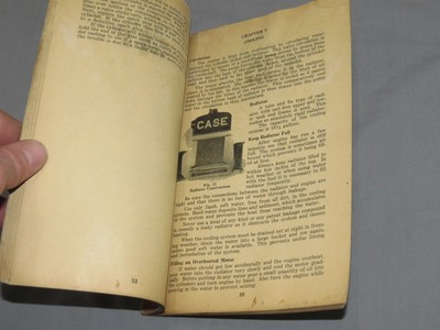 Vintage JI CASE Model T Tractor 25-45 Operators Instruction Manual