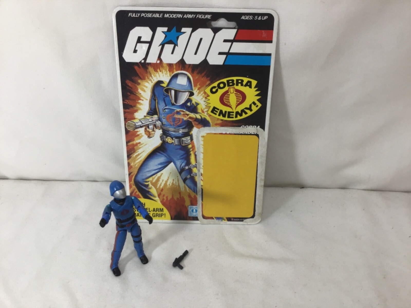 1983 Hasbro GI Joe ARAH Cobra Commander Figure Complete