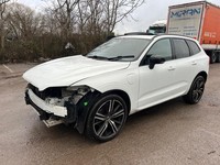 2020 VOLVO XC60 R DESIGN PRO T8 RECHARGE HYBRID PHEV DAMAGED SALVAGE CAT N