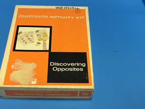 Vintage Instructo Activity Kit : Discovering Opposites