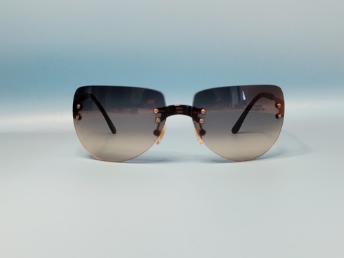 VINTAGE CHANEL 4007 c.101/7B RIMLESS SUNGLASSES MADE IN