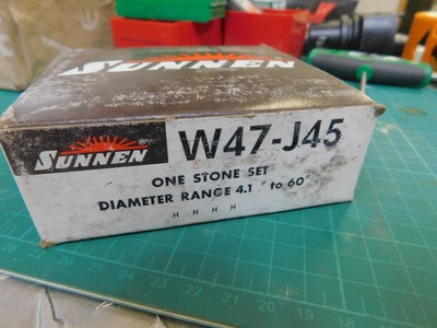 SUPERABRASIVES D44//30//M42 J8-196C DIAMOND HONING STONES NEW CONDITION IN BOX