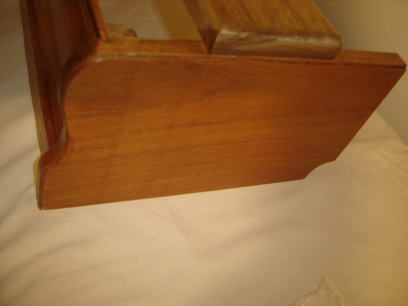 Replacement Oak Ogee Stacking Bookcase Base - Globe-Macey - finished  9992