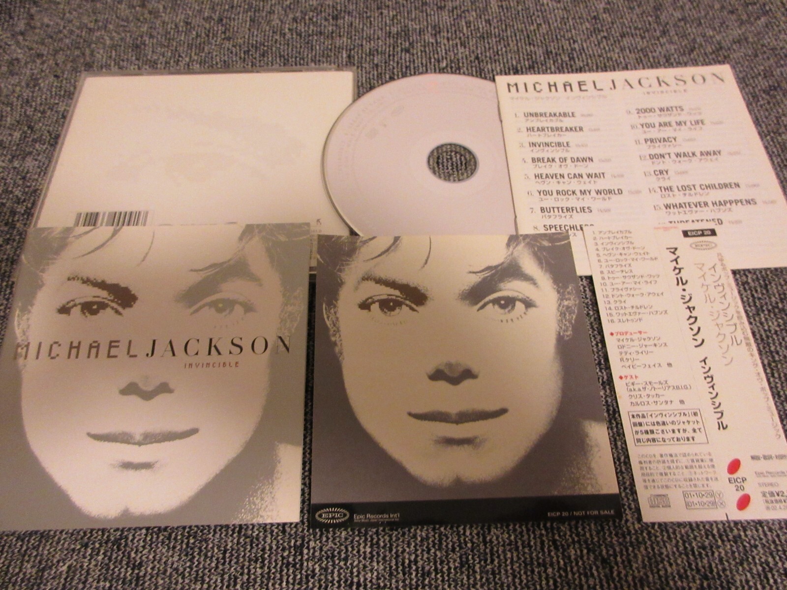MICHAEL JACKSON / invincible /JAPAN LTD CD OBI sticker | eBay MICHAEL JACKSON / invincible /JAPAN LTD CD OBI sticker | eBay