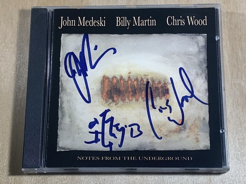Medeski Martin and Wood signed CD cover Notes From The