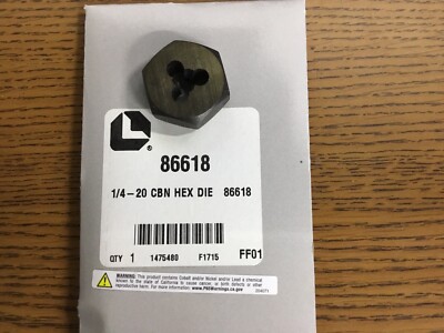 Threading Die 1/4-20 Die Brand New 86618