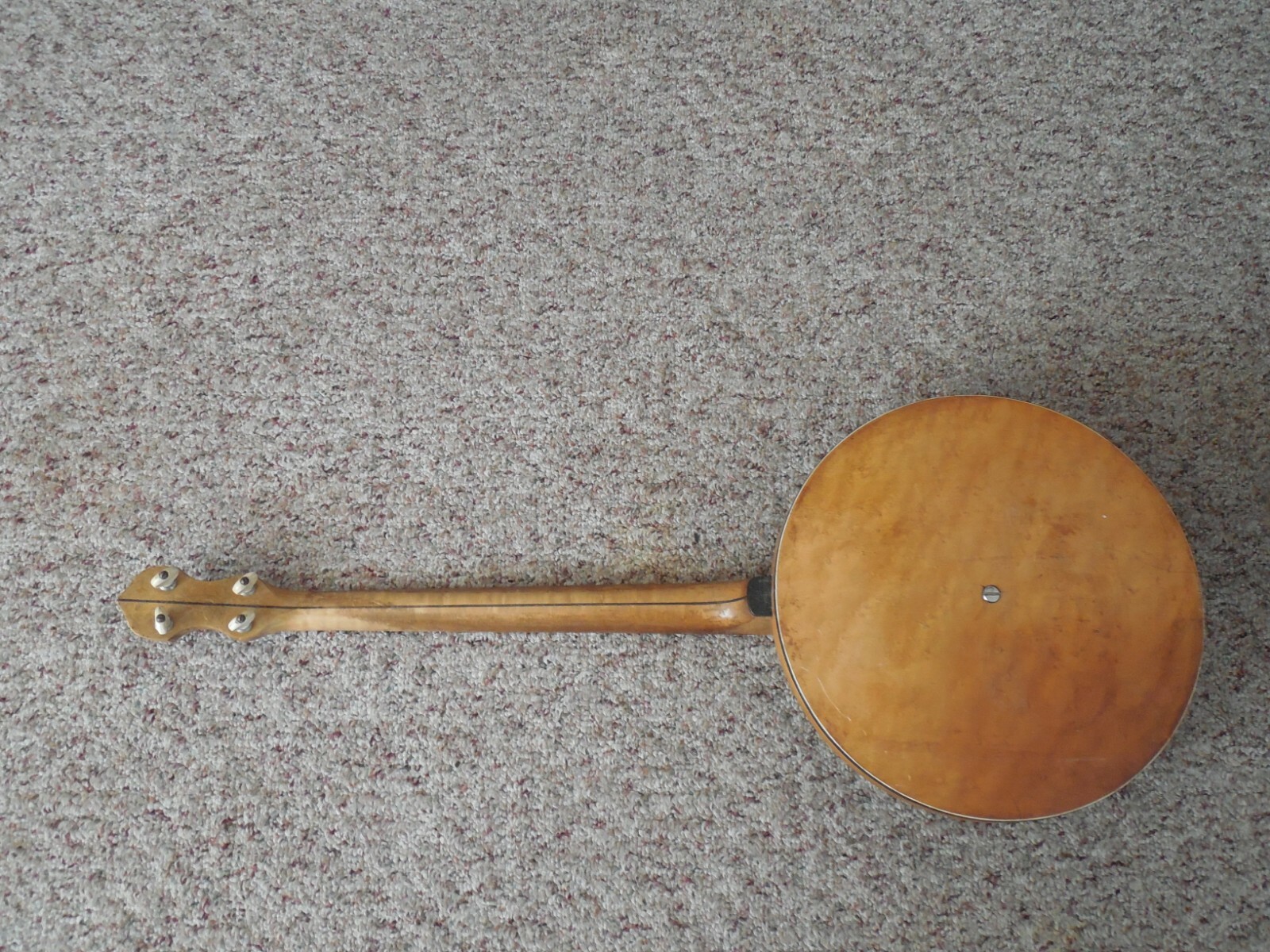 Antique Vintage Banjo Hand Made Resonator Fleur de Lys Wall Art Deco