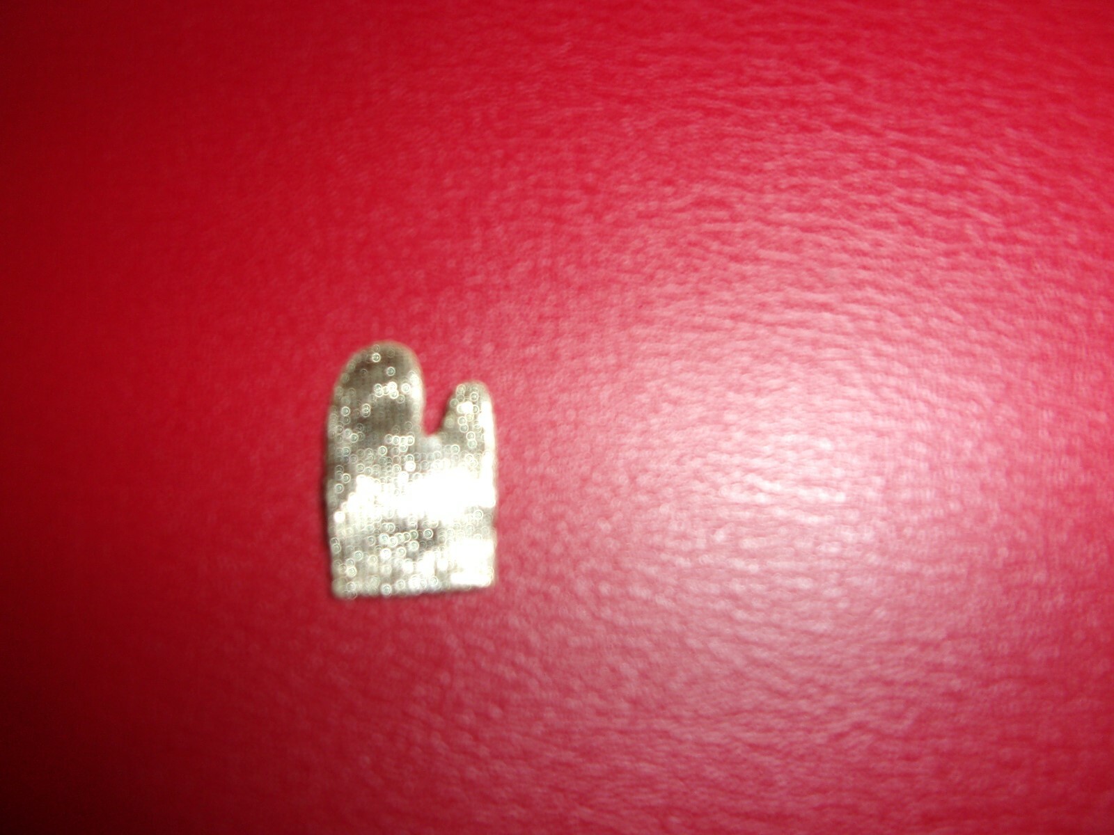 VTG BARBIE ~ GOLD LaME SINGLE GLOVE ~ JC PENNY EXCLUSIVE ~ PINK PREMIER  # 1596