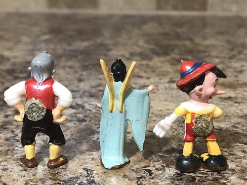 Marx Disneykins Blue Fairy Pinocchio Gepetto Miniature Figurine 1960's