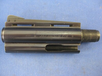 VERY RARE Vintage Colt Python 4'' BLUED HOLLOW LUG  .357 Steel Barrel 1960 to 65