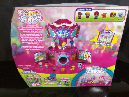 SQUINKIES CAROUSEL DISPENSER BLIP TOYS BRAND NEW FACTORY SEALED!