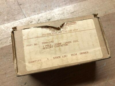 AIC 35NO-24D NEW MERCURY CONTACTOR 35NO24D