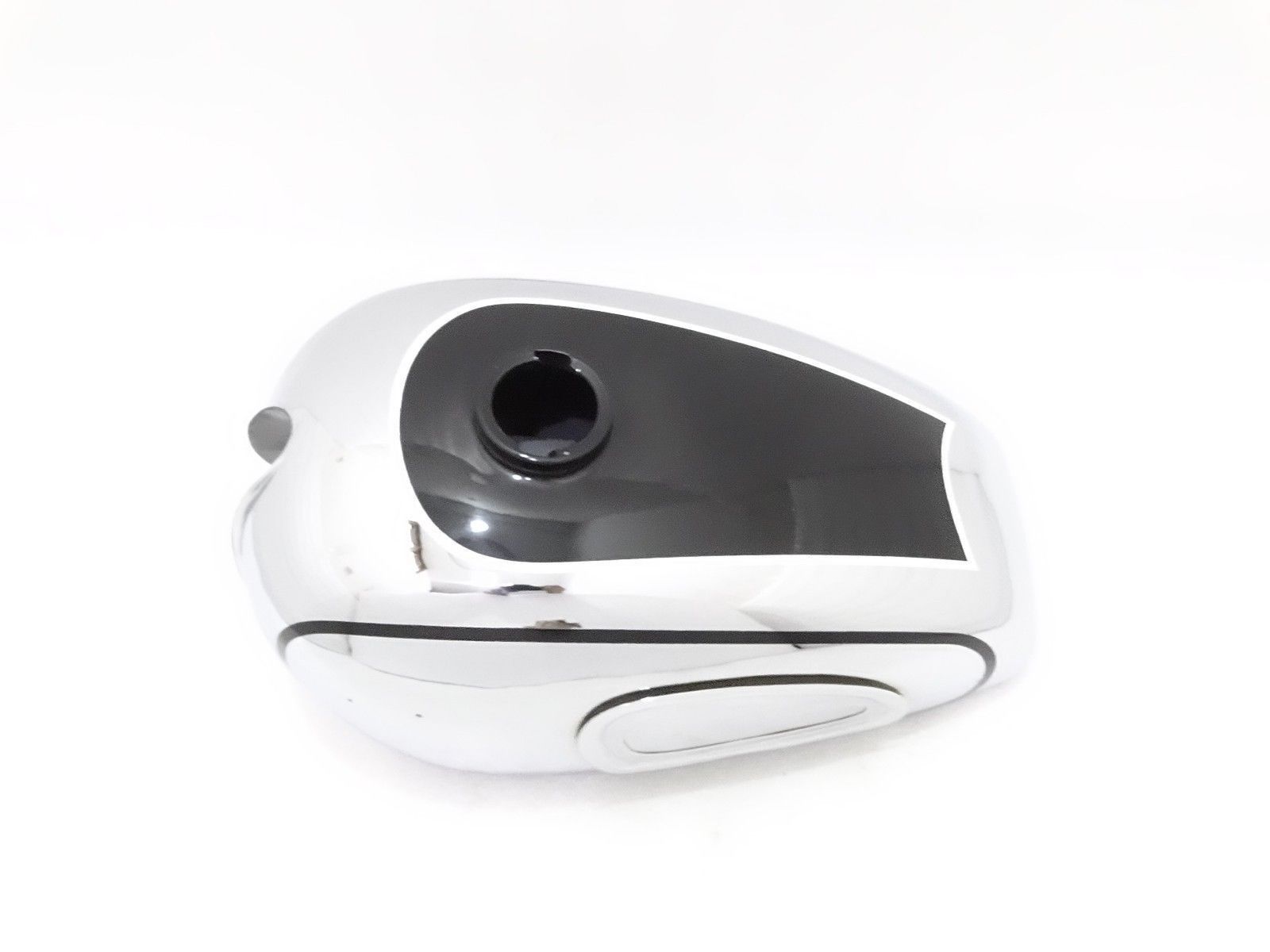 HOREX RESIDENT BOTTOM BLACK CHROME FUEL PETROL TANK 