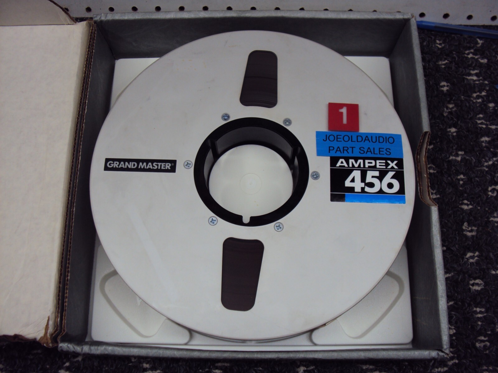 アンペックス オープンリールテープ 2個 メタルリール オープン