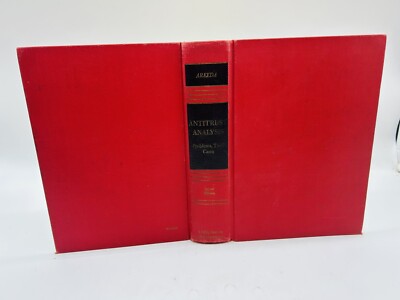 Antitrust Analysis Problems Text Cases By Phillip Areeda 2nd Ed 1974 HC Law Book