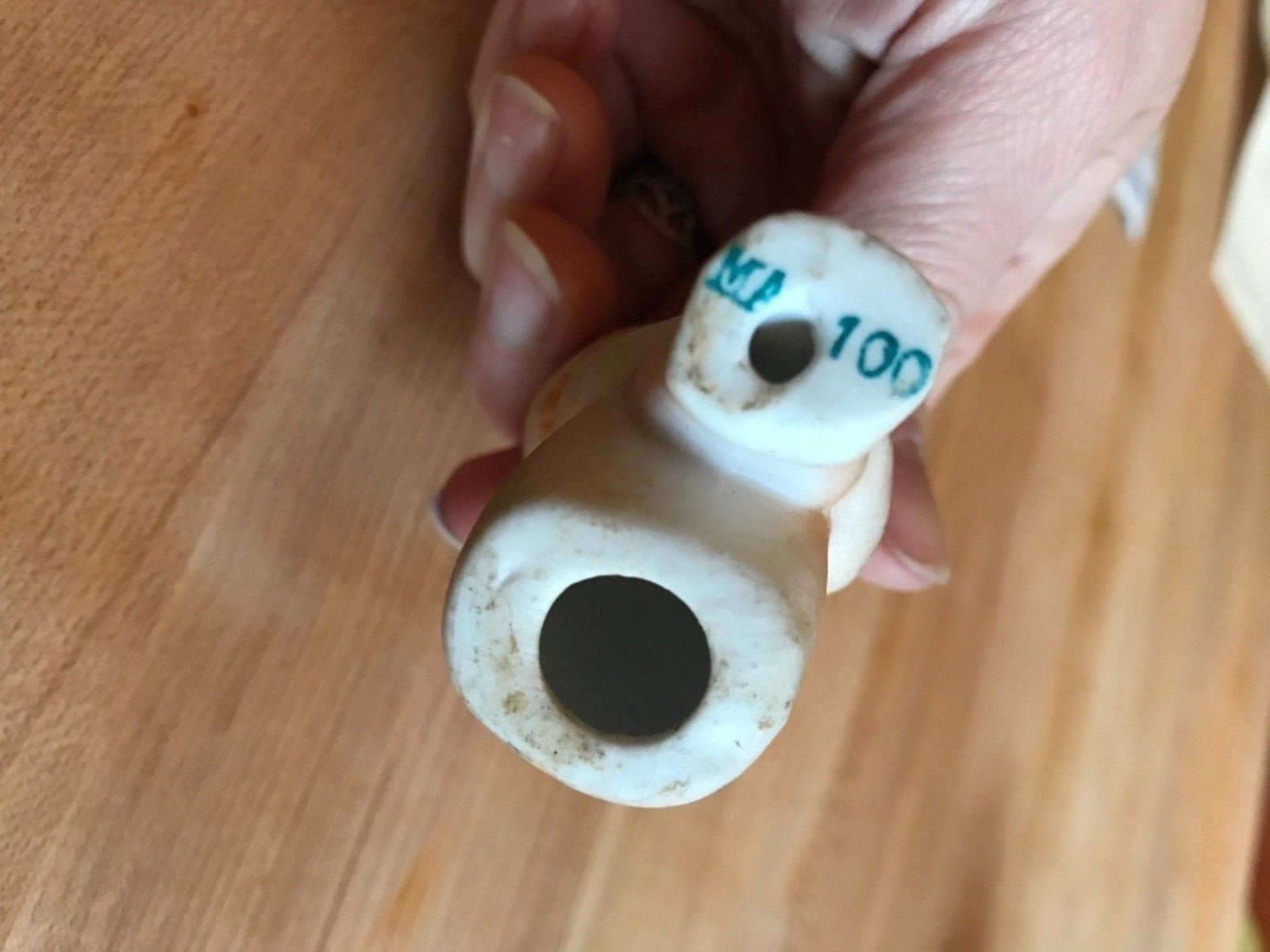 Bisque Kewpie doll - blue wings - MA-100 - 2 3/4