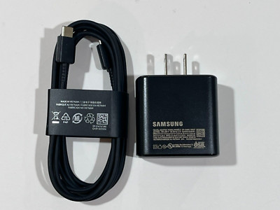 New Genuine Samsung EP-TA845 45 W USB-C Super Fast Wall Charger with Cable